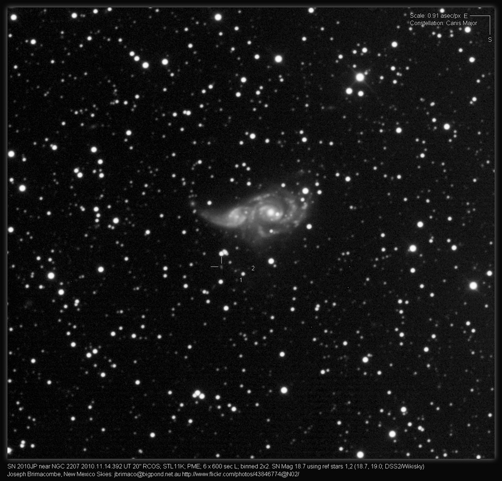 Supernova SN 2010JP Narrowfield L - Nov 14