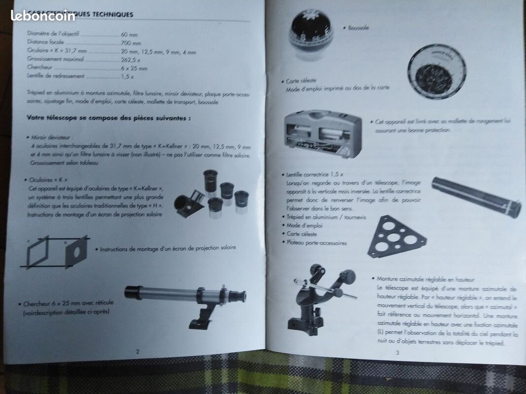 Telescope réfractaire (image 2)