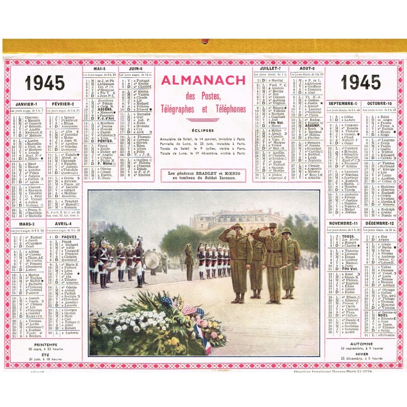 calendrier-almanach-1945-les-generaux-br