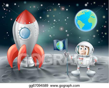 cartoon-astronaut-and-vintage-space-rocket-on-the-moon_gg67094589.jpg
