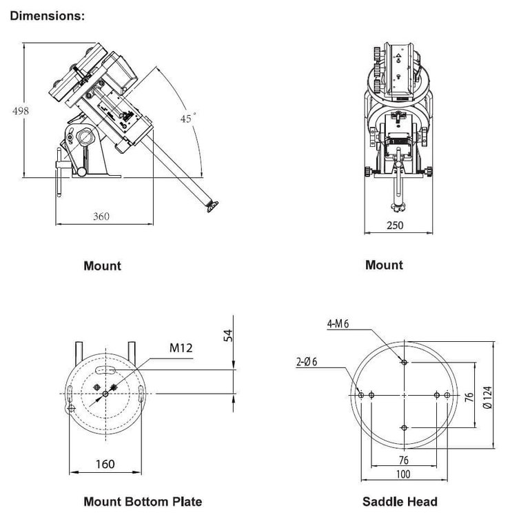 Monture SkyWatcher EQ8-R équatoriale