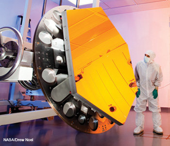 RÃ©sultat de recherche d'images pour "James Webb Space Telescope mirror gold"