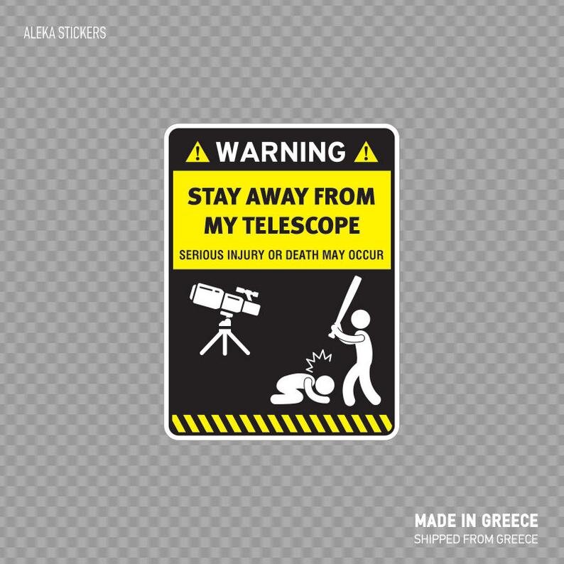 Loisirs de Sticker autocollant drôle rester loin de mon image 0