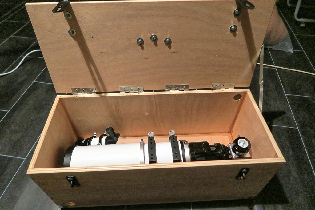 Fabrication boite de transport pour telescopes Les bricoleurs astro