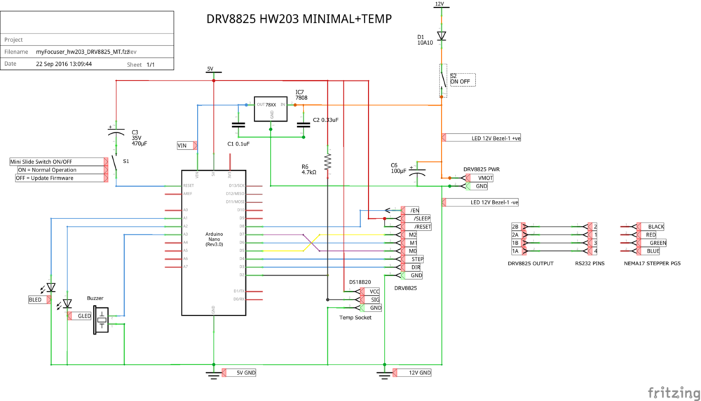 Motorisation (ASCOM) du focuser de la Taka FSQ85 ED