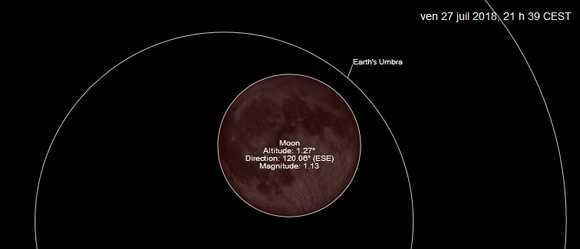 Eclipse de Lune 27 juillet