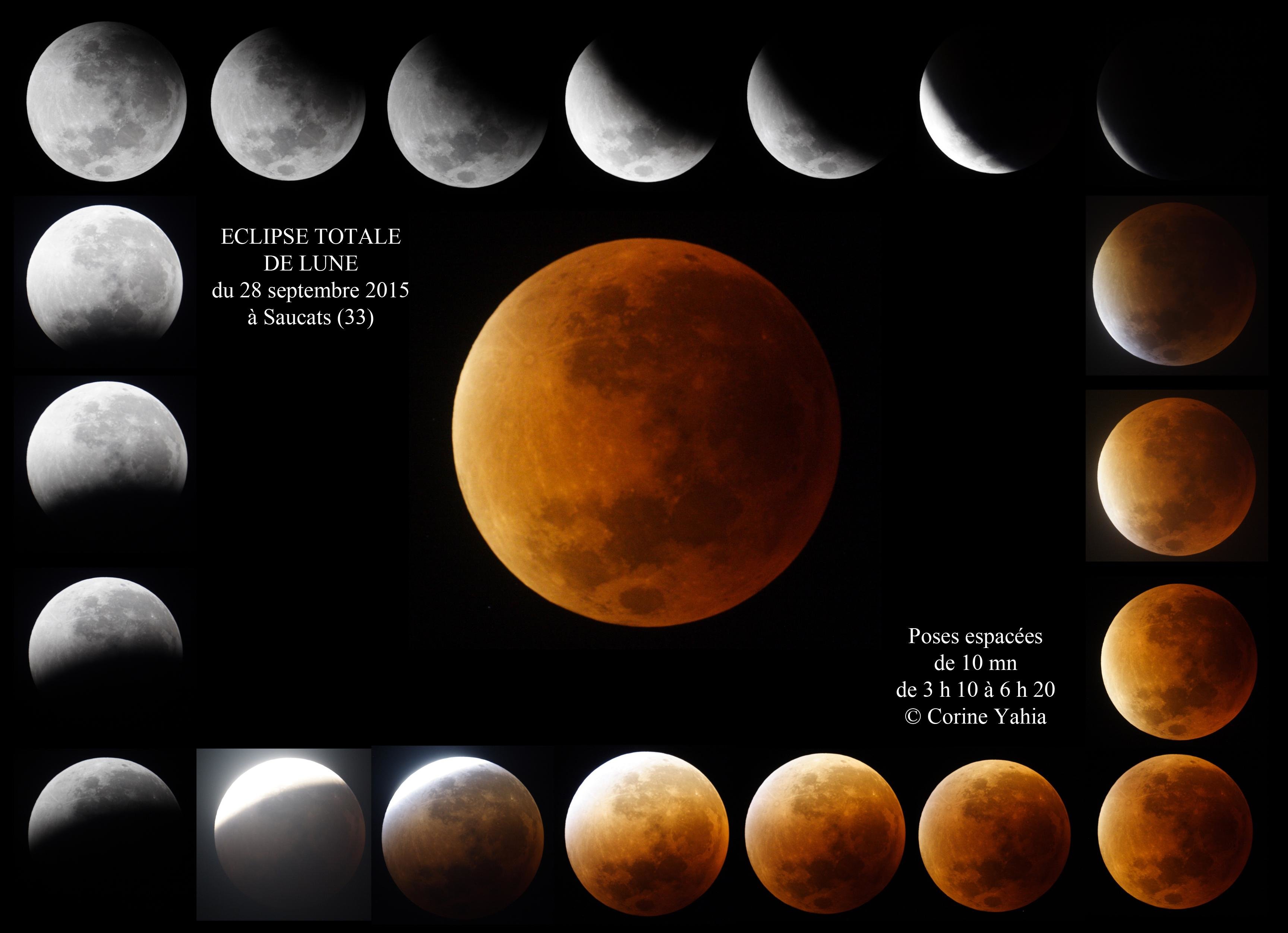 Observation spéciale éclipse totale de Lune