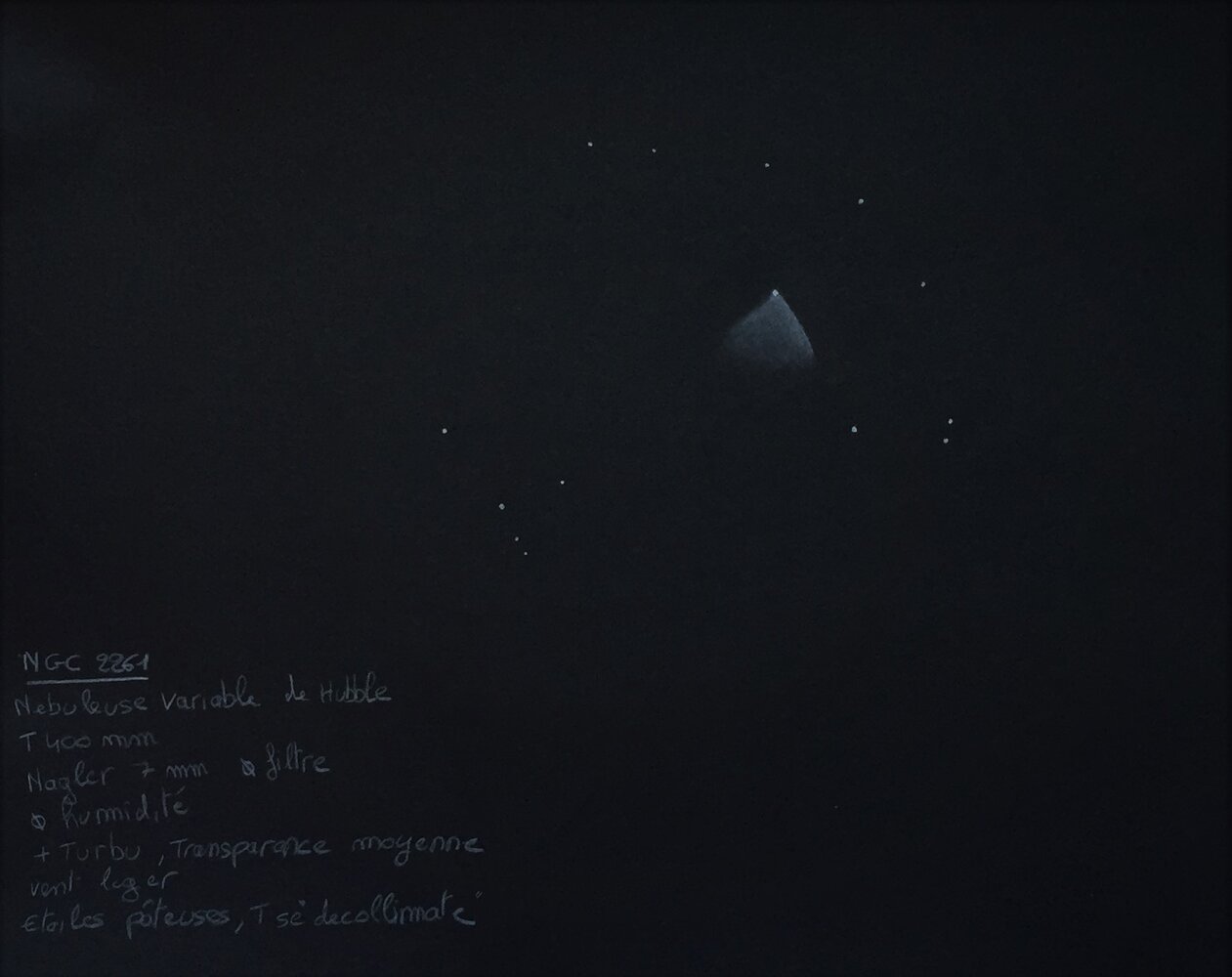 NGC 2261 neb variable Hubble T400mm 07 03 2021.jpg