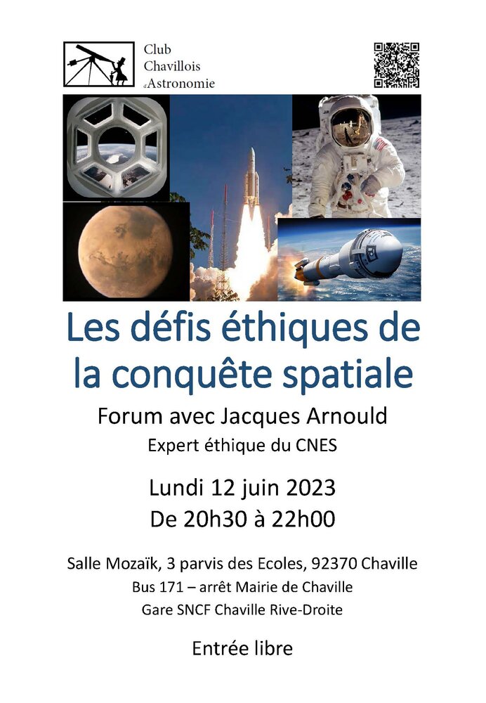 Forum Les défis éthiques de la conquête spatiale avec Jacques Arnould expert éthique du CNES - 12 06 2023.jpg