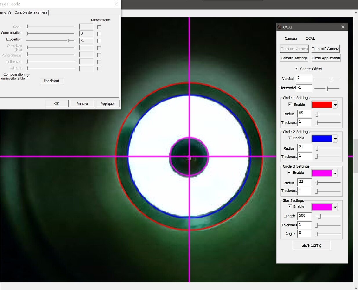 2023 11 23 10h10 OCAL après collim et startest de la veille.jpg