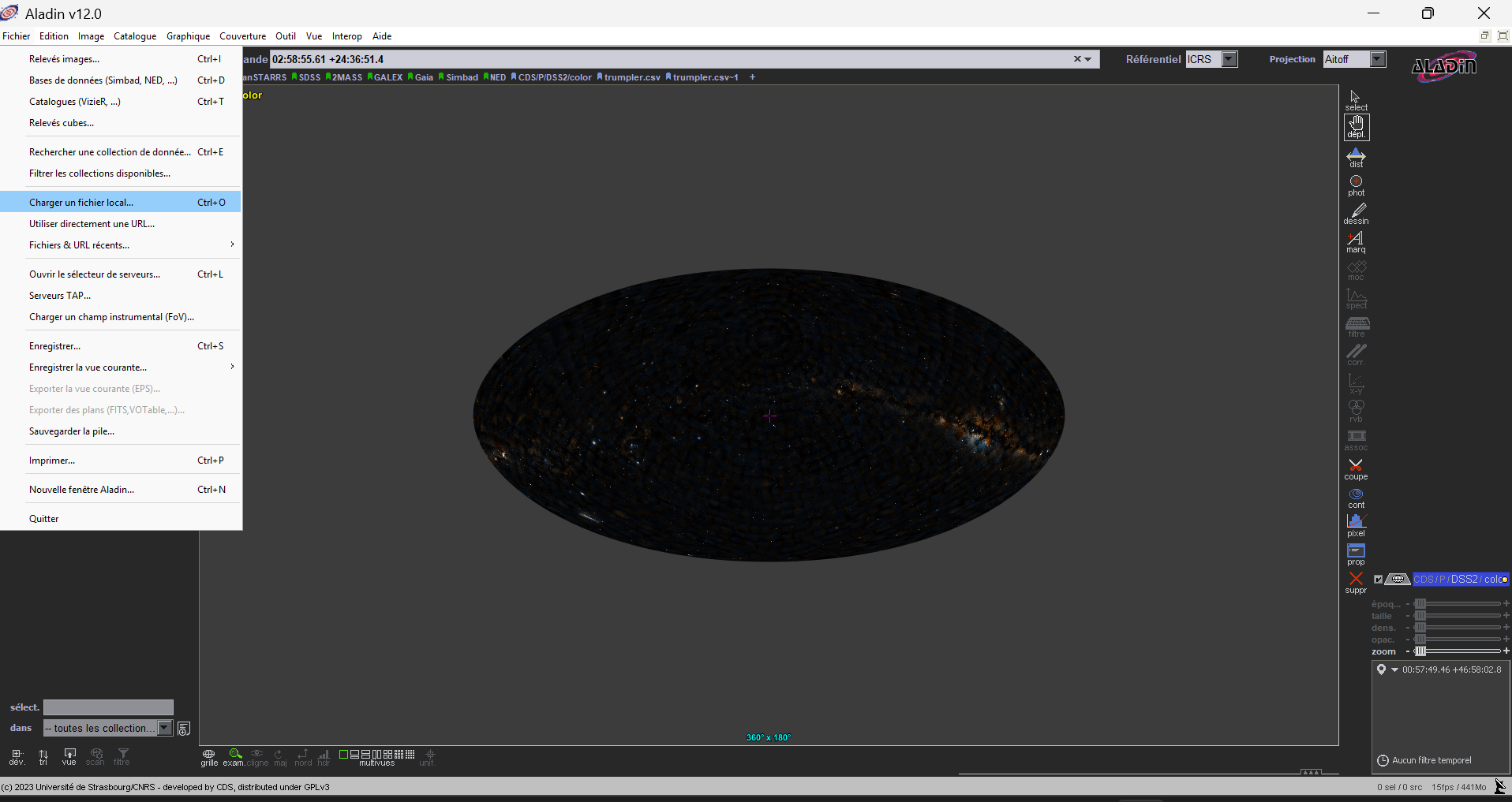 Plus d’informations sur « Catalogue Trumpler »