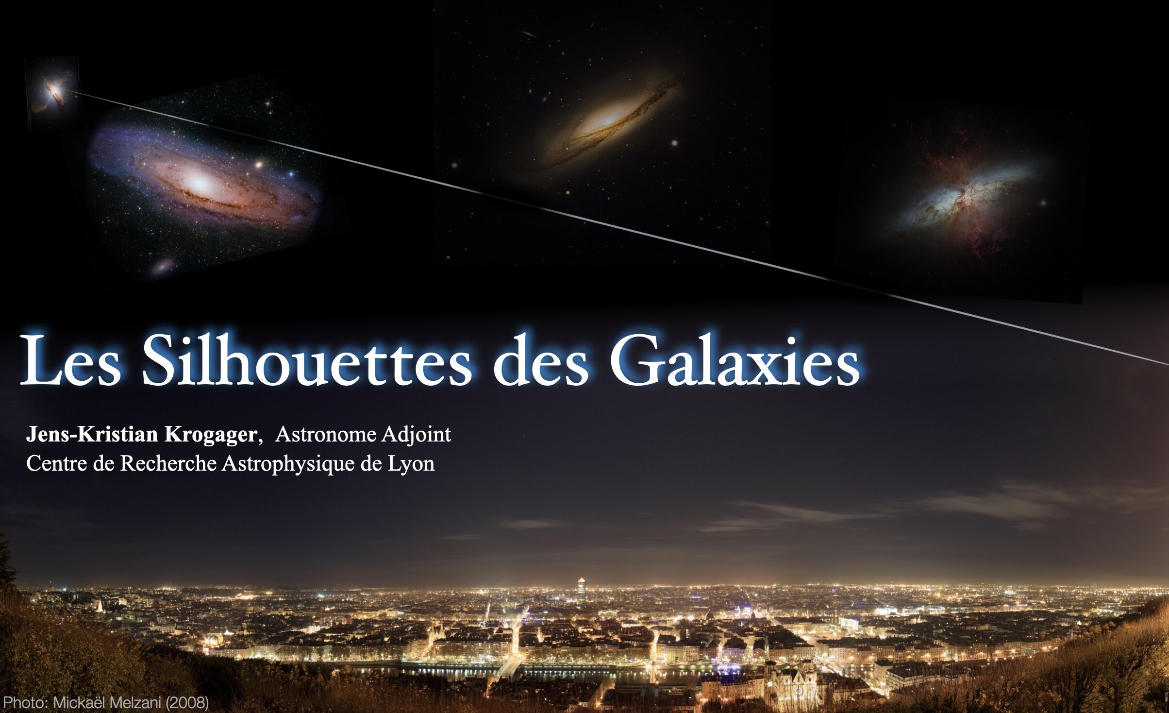 Conférence sur les silhouettes des galaxies et leurs écosystèmes